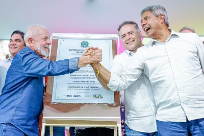 Lula acompanha inauguração de complexo viário e anuncia investimentos em Feira de Santana