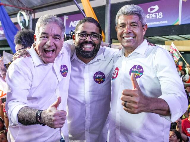 Zé Neto, Felipe Freitas e Jerônimo Rodrigues