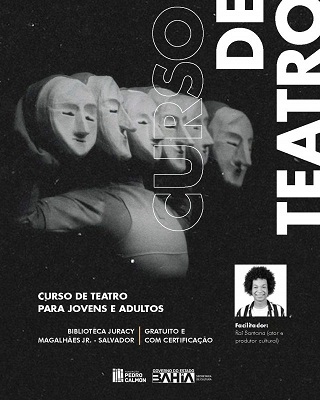 Fundação Pedro Calmon promove curso de teatro gratuito para jovens e adultos